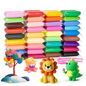 Air Dry Clay Kit, 36 Colors Modeling Clay with Tools, Ultra Light, Safe and Non-Toxic, Ideal Gift for Kids (36 Colors+ Tools)