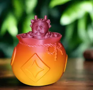 3D Printed Lucky Dragon Piggy Bank