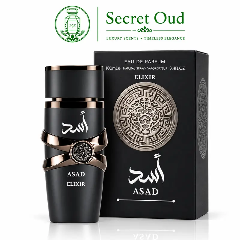 Lattafa ASAD ELIXIR 100ML Elixir-Type Perfume - Aromatic Woody, Amber Woody, Alcohol-Free, Longlasting Masculine Men's Fragrance, Ideal Father's Day Gift for Distinctive Scent Lovers