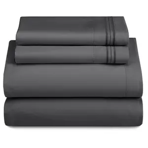 King Size 4 Piece Sheet Set - Comfy Breathable & Cooling Sheets - Hotel Luxury Bed Sheets for Women & Men - Deep Pockets