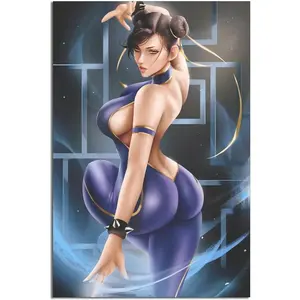 Sexy Anime Beauty Chun Li  Poster