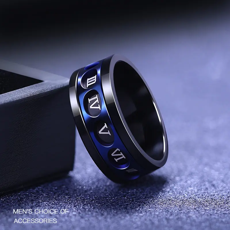 Personality Titanium Steel Hip Hop Simplicity Ring, Fashion Costume Jewelry Accessory, Rings, No. 07, No. 08, No. 09, No. 10, No. 11