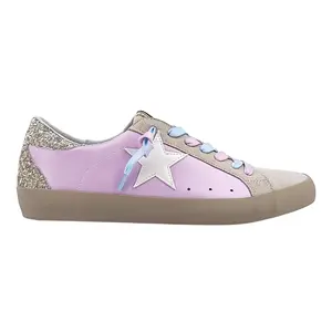 Shu Shop Womens Paula Lace Up Sneakers Shoes Casual - Purple