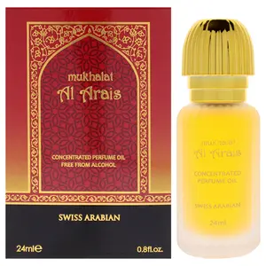 Mukhalat Al Arais by Swiss Arabian for Unisex - 0.8 oz Concentrated Perfume Oil Rollerball