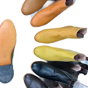 Botin charro Artesanal , suela de vaqueta , con tacón y punta reforzada