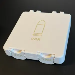 Empty Plastic Storage box for 9MM. (No firearms or ammunition included)