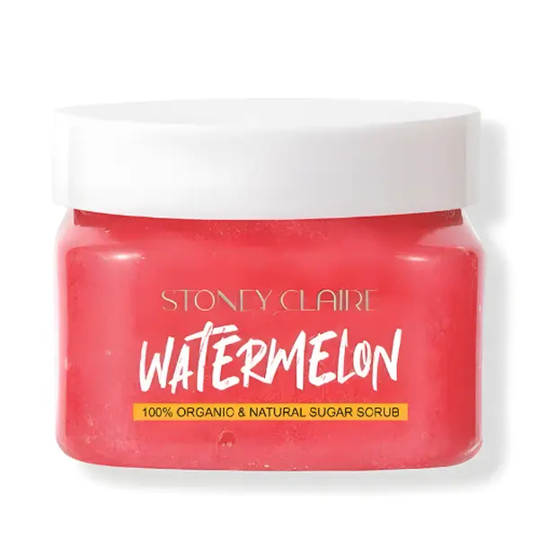 Watermelon Sugar Scrub – Exfoliates, Hydrates, Brightens & Softens with Natural Oils & Extracts | Stoney Claire