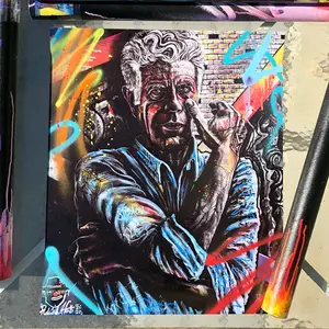 18x24 Bourdain Art Print