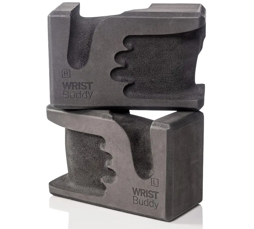 WRIST Buddy Yoga Blocks 2 Pack | Reduces and prevents wrist pain, increases comfort, stability and grip strength on the block