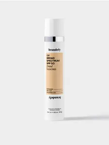 UV Broad Spectrum SPF 50 Tinted Facial Sunscreen with Niacinamide and Hyaluronic Acid Skincare Brightening