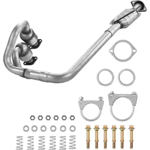 VEVOR Catalytic Converter Compatible with Jeep Wrangle 2004 2005 2006 4.0L L6 Front, Rear,Replacement OE 645174 (EPA Compliant)