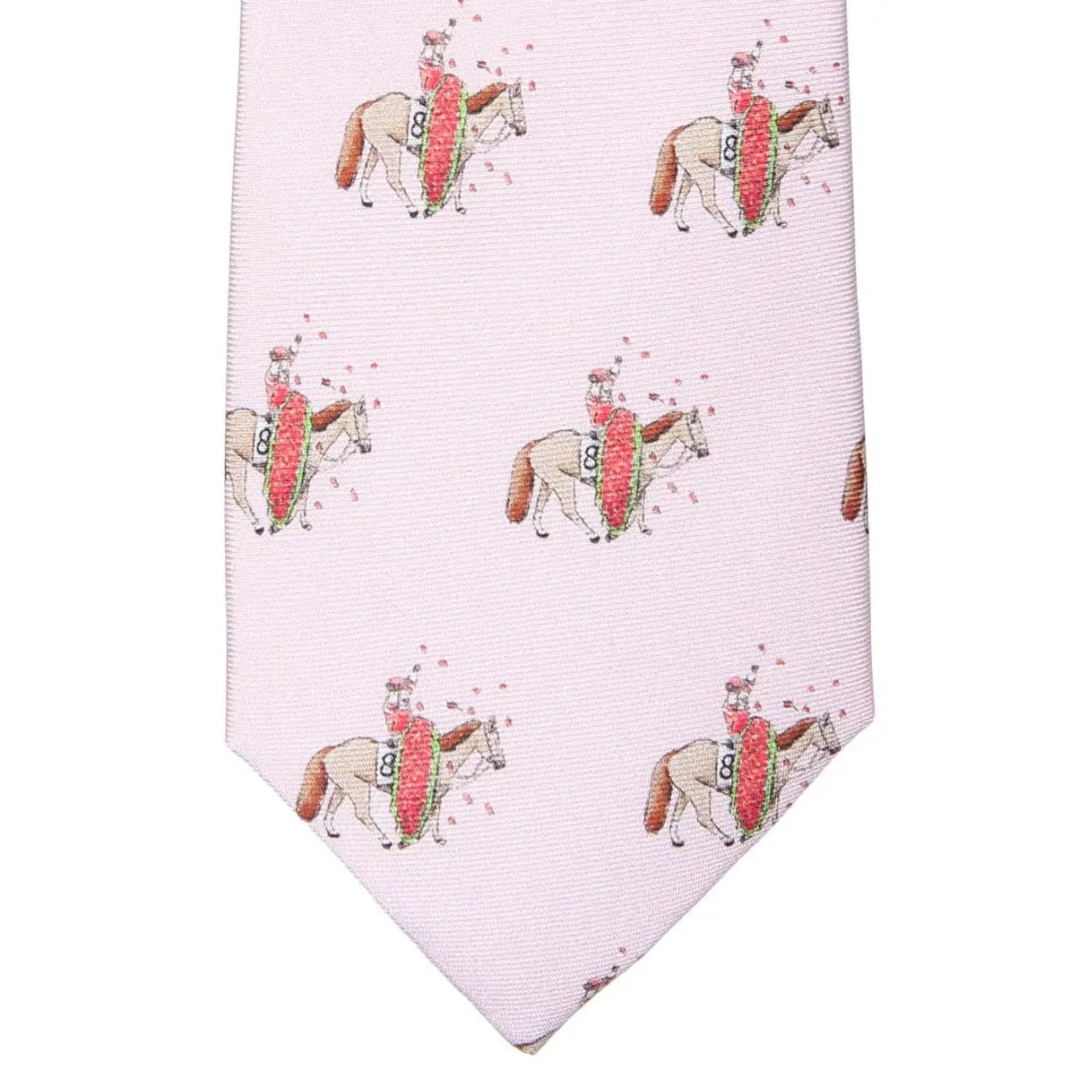 Pink Throwing Roses Necktie
