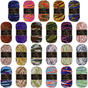 Chenille Yarn: Variegated Packs Chenille Yarn: Variegated Packs