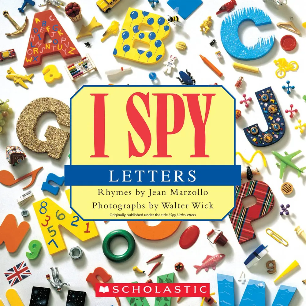 Used Educational Book - I Spy Letters by Jean Marzollo, Paperback - Interactive & Fun-Filled Spreads for Toddlers, Alphabet Learning Resource