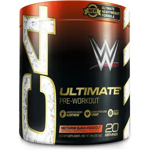 C4 Ultimate Pre Workout Powder ICY Blue Razz - Sugar Free Preworkout Energy Supplement for Men & Women - 300mg Caffeine + 3.2g Beta Alanine + 2 Patented Creatines - 20 Servings