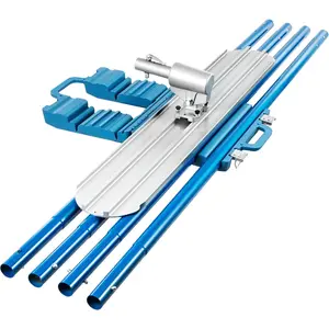 Father's Day Gift VEVOR Bull Float Magnesium Concrete Float 48 x 8 Round End Concretes Floats Tools Cement Tool Bull Concrete Kit Bull Float with 4 Float Handle Bull Floats Bracket Concretes Tools Finishing Bulls