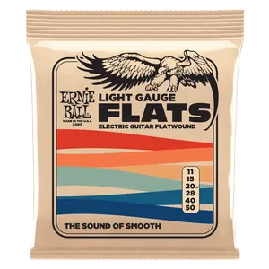 Ernie Ball P02580 Light Stainless Steel Flatwound Electric - 11-50 Gauge
