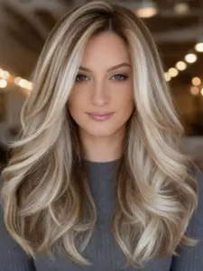 Soft 14inch Highlight Blond Body Wave 13x4 Density150 Wig, 100% Human Hair, Pre-Cut Baby Hair Lace Front, Women Daily Wear