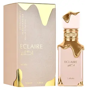 Lattafa Eclaire - Vanilla, Caramel, Sweet, Floral - Eau de Parfum Long-Lasting Fragrance for Women, 3.40 Ounce / 100 ml