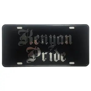 CustoMonsterDesigns Kenyan Pride Heavy Duty Aluminum License Plate