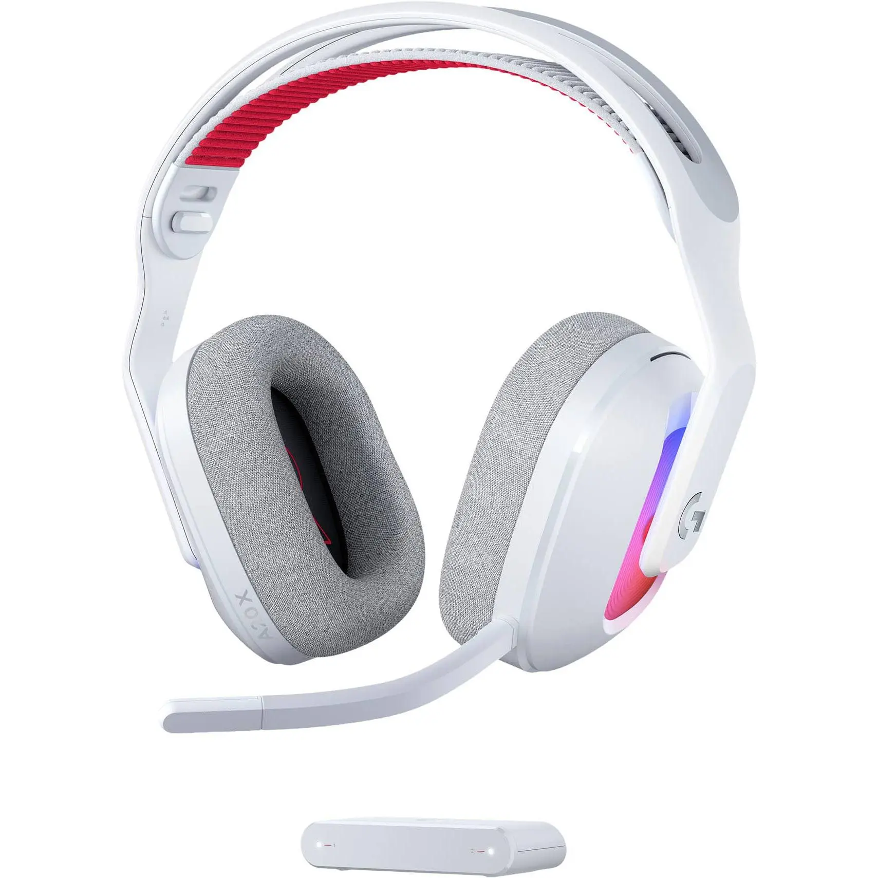 Logitech - Astro A20 X LIGHTSPEED Wireless Gaming Headset with 2-system PLAYSYNC for PS5, Xbox Series XS, Nintendo Switch, PC - White