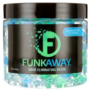FunkAway Odor Eliminating Beads, Supercharged Odor Absorbers, 12 oz
