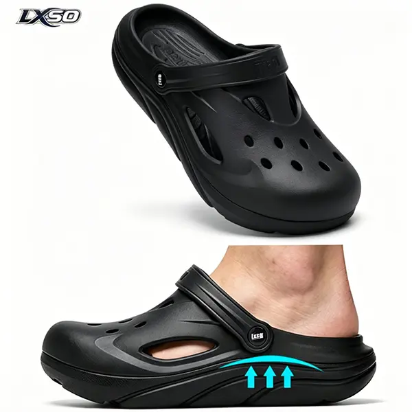 Lxso Unisex Recovery Clogs Thick Sole Arch Support Non Slip Outdoor Beach Clog Post Workout Sandals, Footwear, Breathable Non Slip