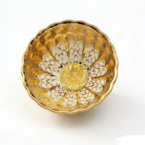 Gilded Peacock Feather Ceramic Tea cup,Chinese culture,High-temperature firing,Handcrafted ceramic cup,Wine Glass,  Kung Fu Cup