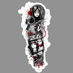 Macabre Aesthetic Japanese Horror Junji Ito Sticker