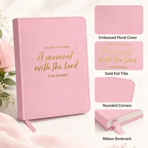 One Minute with God for Women, 365-DayDaily Devotional Journal, Full Color FauxLeather Hardcover Prayer Book, Bible Studyand Bible Verses for Christian Women,Inspirational Gift for Her