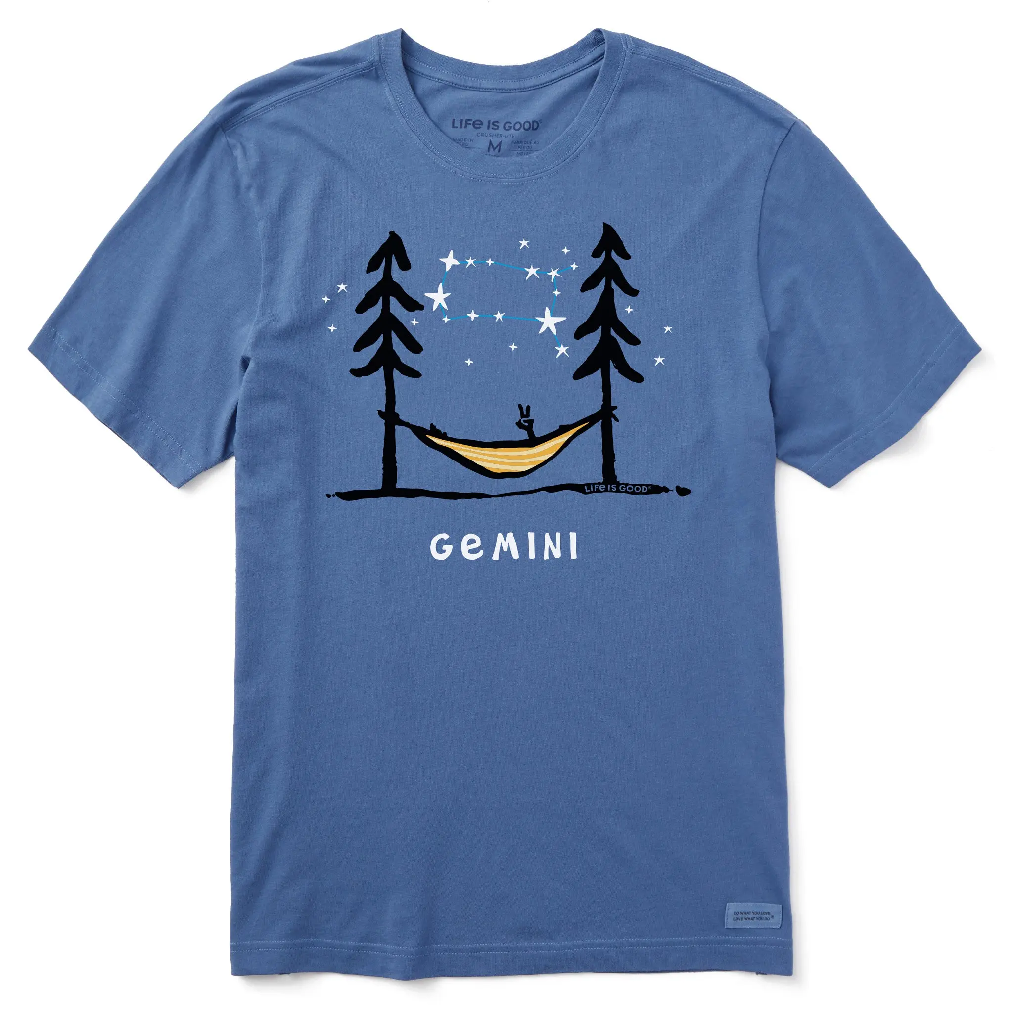 Men's Zodiac Hammock Gemini Short Sleeve Crusher Tee
