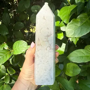 Natural Pink Amethyst Crystal Tower