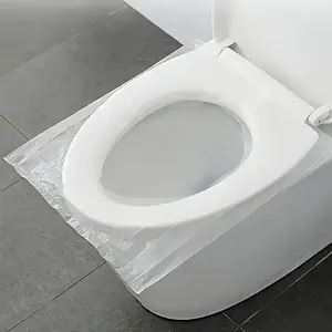 Disposable Toilet Seat Covers 20/40pcs Individually Wrapped, Waterproof Travel Accessories for Hotels and Personal Hygiene, Bathroom Accessory, Toilet Seat Protector