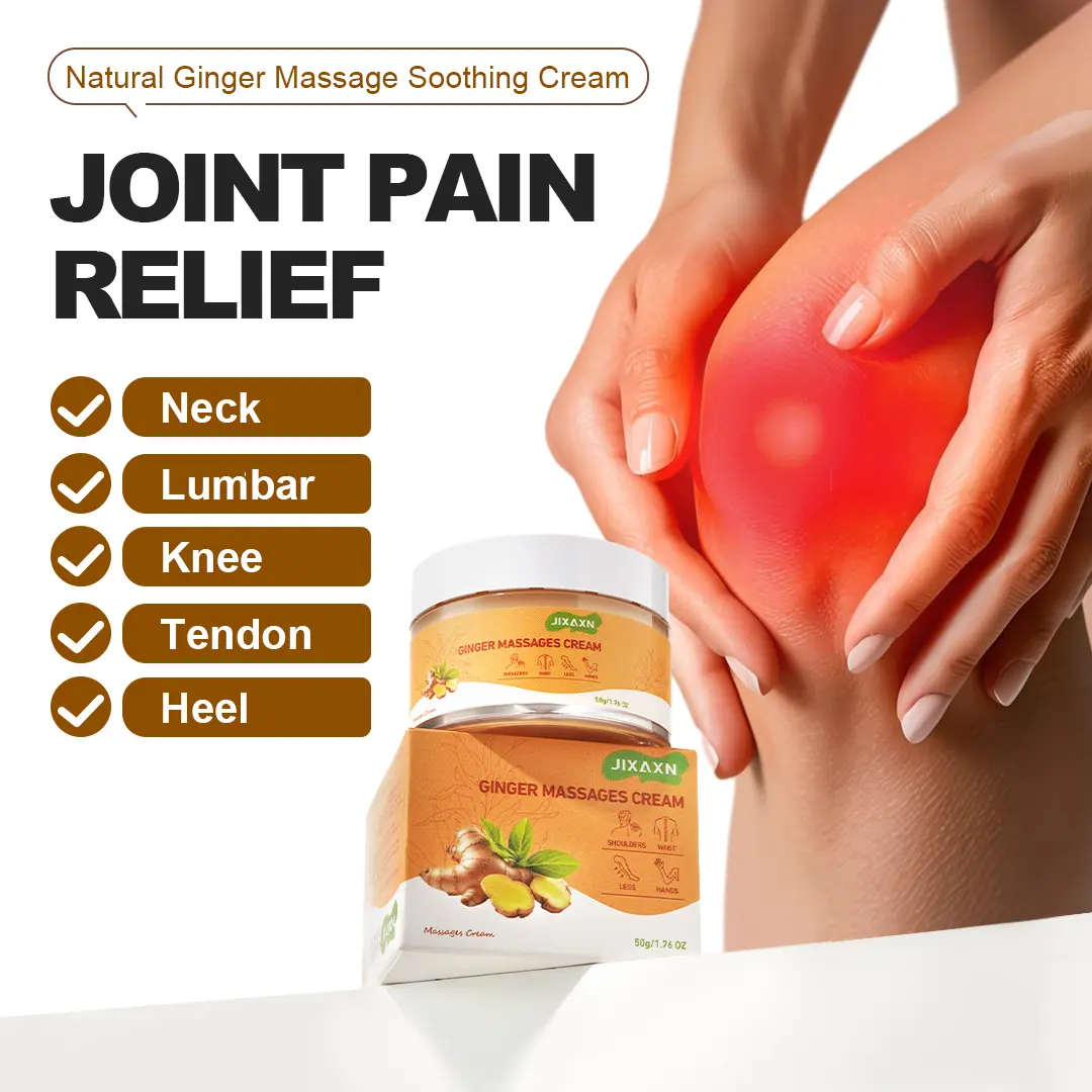 Ginger Fever Relief Cream - Soothes joints, feet, hands, etc., pure ginger and plant essence extracts, daily body care, Health, Wellness summerwins Therapeutic Healthcare