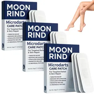 Moon Rind VeinTarget Microdarts Patches, 2026 New Varicose Vein Treatment for Legs, Natural Circulation-Boosting Vein Patches for All Skin Types, 3 Boxes