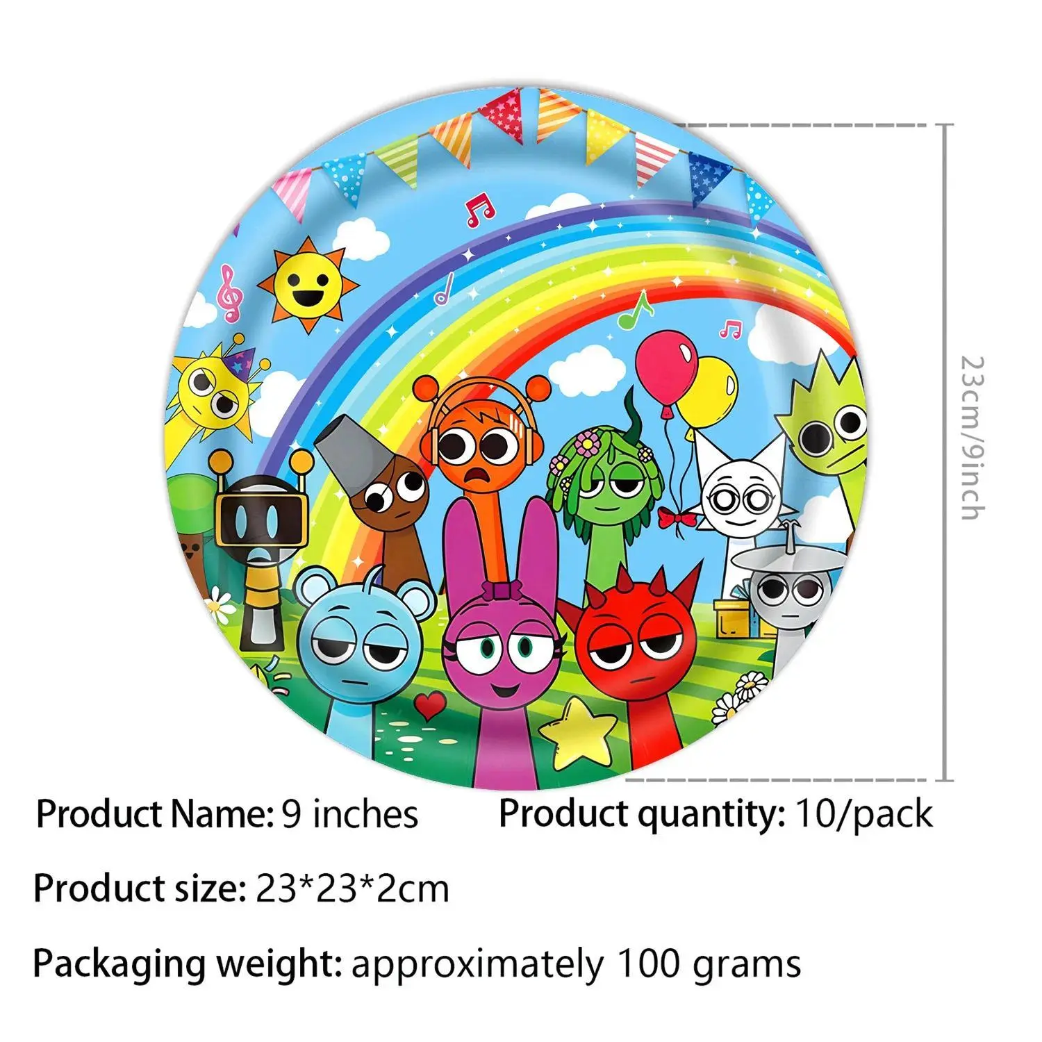 9inch plate-10pcs-1