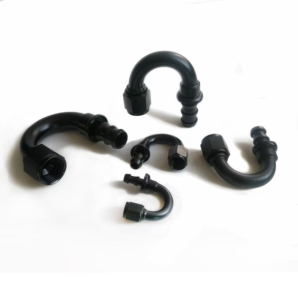 Car oil cooling hose connector, inverted oil hose connector 45-degree  AN tower connector