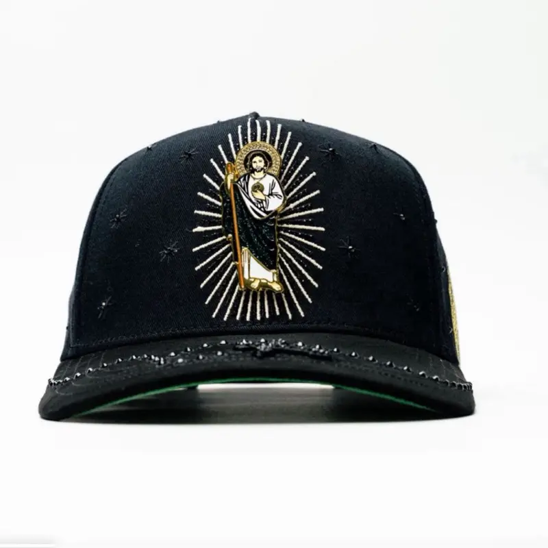 Cap “San Juditas”, Black/Green,”BiggBoss”
