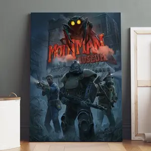 Fallout New Vegas MothMan Museum Art Print Game Posters (NO FRAME)