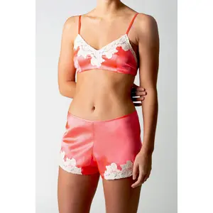 Bella Scalloped Lace Silk Bralette - Happy Pill