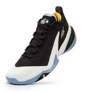 361° Aaron Gordon AG5 Basketball Shoes for Men White Breathable Outdoor Sneakers with Cushioning Anti-Slip Practice Student Sports Shoes for Teens and Adults Zapatillas de baloncesto Hombre ENRG-X Midsole SOAR PLATE Carbon Plate