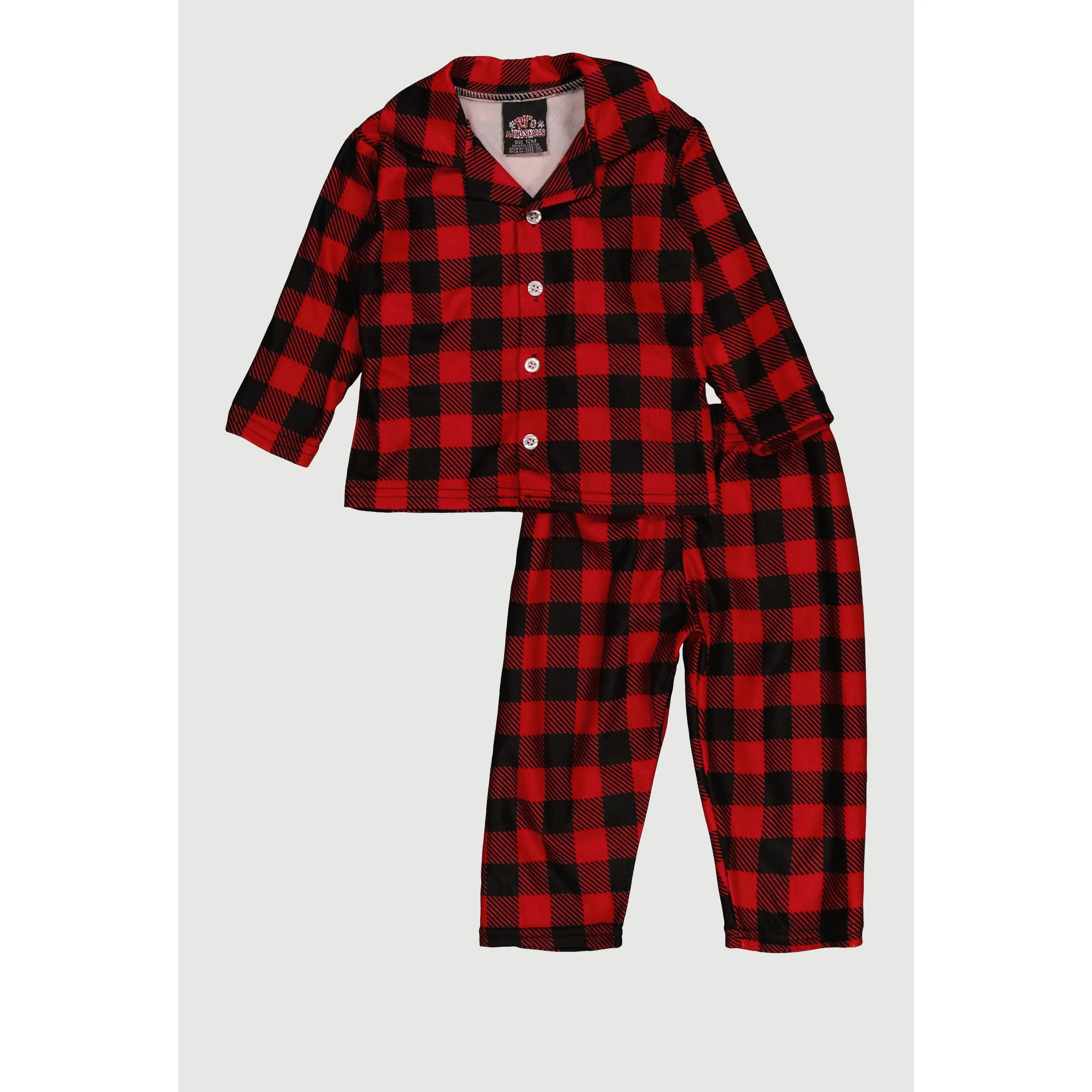 Baby Unisex Matching Buffalo Plaid Family Pajamas
