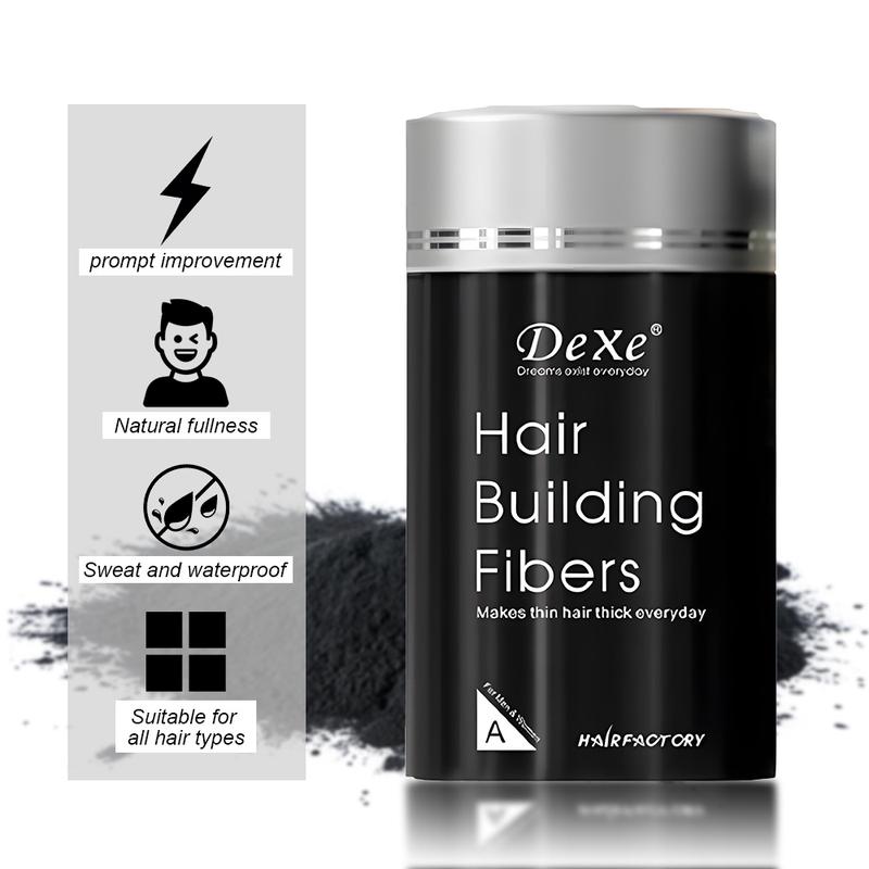 Dexe 44g Full Volume Hair Fiber 22g x2 Double Boxes Volumizing Powder for Fine Soft Hair Quick Attachment in 15 Seconds Adds Thickness Volume Unisex Multiple Colors