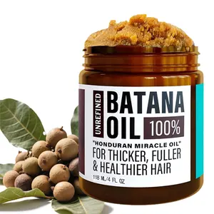 BARUBT 100% Unrefined Batana Oil fromHonduras-Get Fuller, Thicker, HealthierHair.Great Gifts for Women & Men Conditioner Haircare Silky -Hair Nutrition Comfort Frizz Color