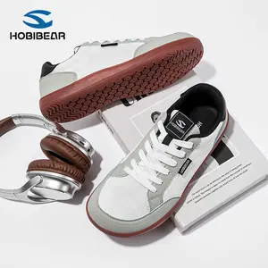 HOBIBEAR Men's Wide Toe Box Sports Shoes, Lightweight Casual Trainers with Non-Slip Rubber Sole for All-Season Walking