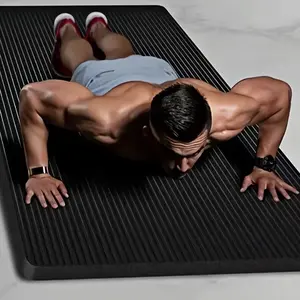 Fitness Mat Thickened Widened Extended Non Slip Yoga Stretching Mat for Home Exercise