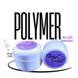 Tasha Sculpts Self-Leveling Acrylic Powder Smooth Application & Easy Nail Application