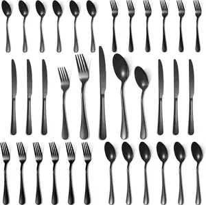 20 Piece Stainless Steel Silverware Set for 4, Includes Fork Knife Spoon Set And 4 Bonus Matching Steak Knives, Mirror Polished Cutlery Utensil Set, Dishwasher Safe Flatware Set