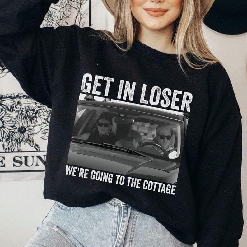 Get In Loser We're Going To The Cottage , Im Coming To The Cottage Comfort T-Shirt, Gildan Tshirt, Heated Rivalry Inspired Shirt