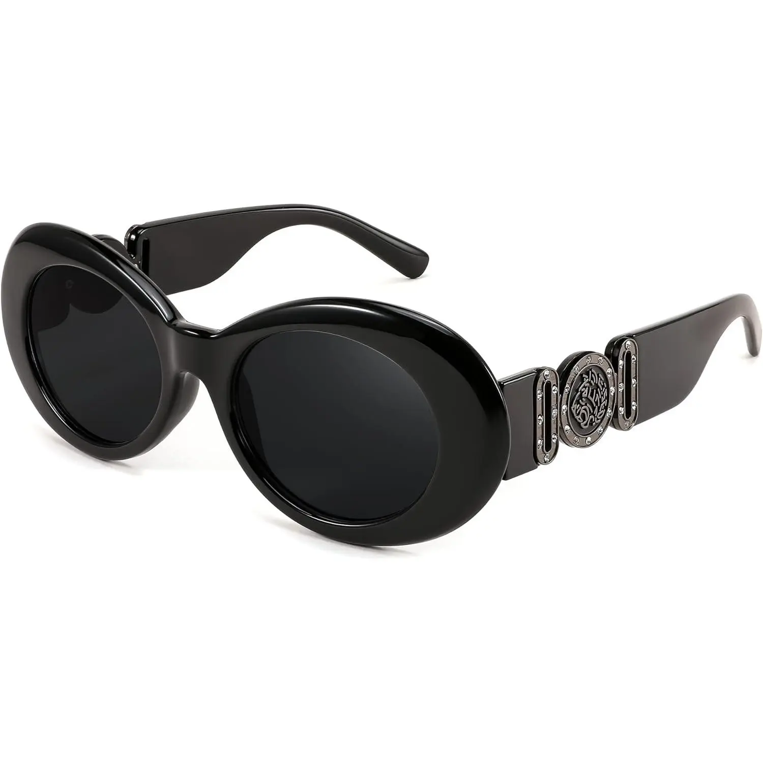 FEISEDY Oval Sunglasses Women RetroTiny Small Face Narrow StyleTrendy Round shades B2969 FEISEDY Oval Sunglasses Women RetroTiny Small Face Narrow StyleTrendy Round shades B2969